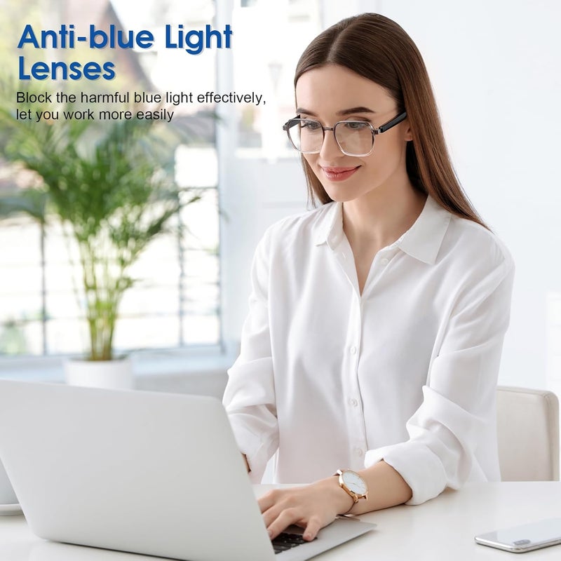 LVTEL Smart Glasses, BluetoothSunglasses Photochromic Lenses & Blue Light Blocking-Wireless Eyewear for Calls, Music Voice Assistant-Lightweight Frame for Work Indoor, Outdoor - Image 5
